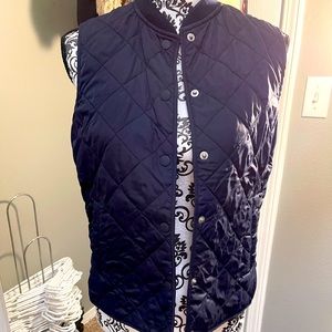 GAP Navy Quilted Vest